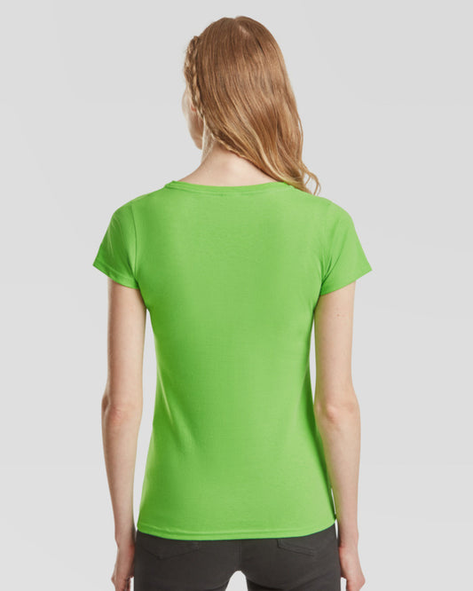 Ladies Valueweight Tee - Lime