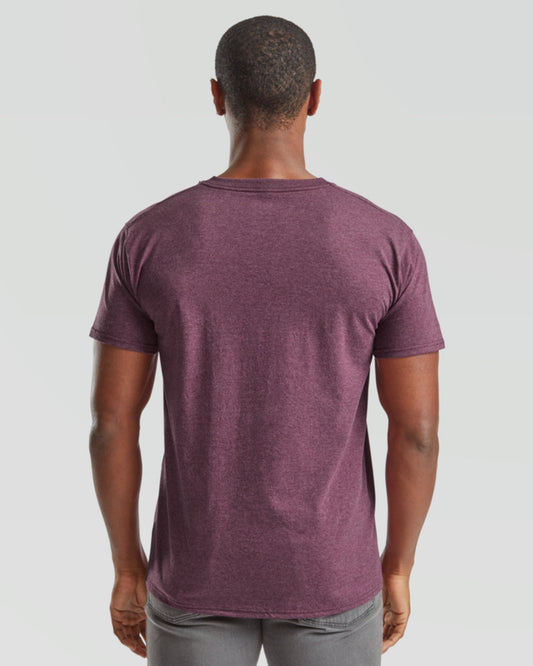 Valueweight Tee - Heather Burgundy
