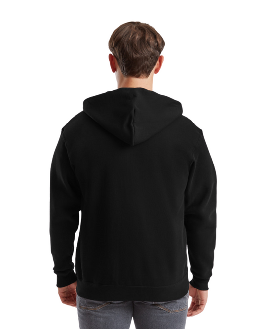 Classic Hooded Sweat Jacket - Black