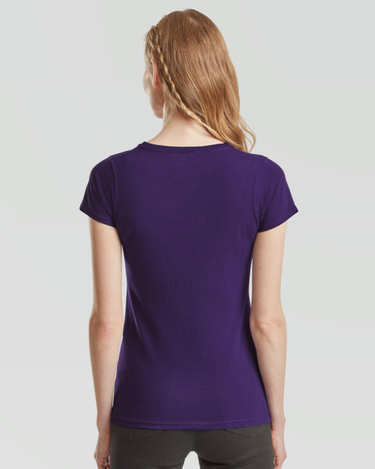 Ladies Valueweight Tee - Purple