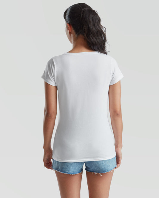 Ladies Valueweight Tee - White