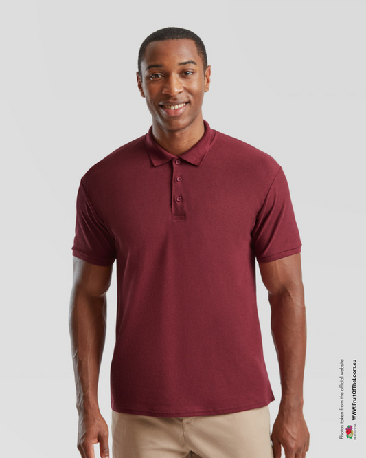 65/35 Polo - Burgundy