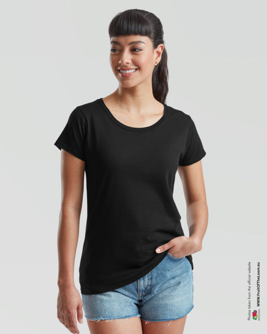 Ladies Valueweight Tee - Black