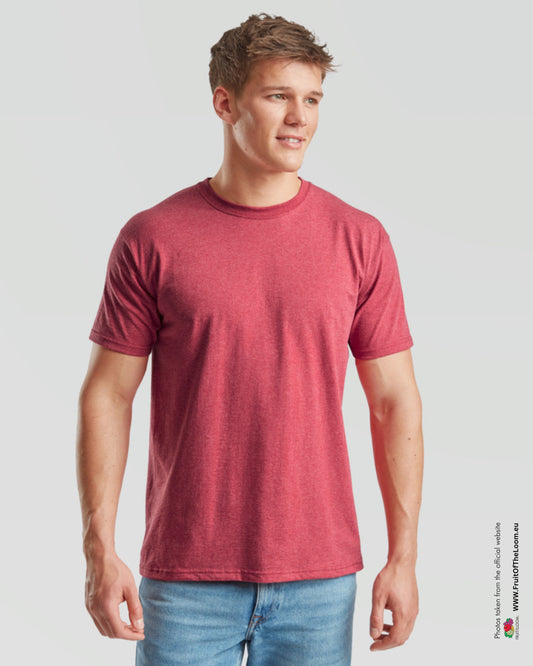 Valueweight Tee - Heather Red