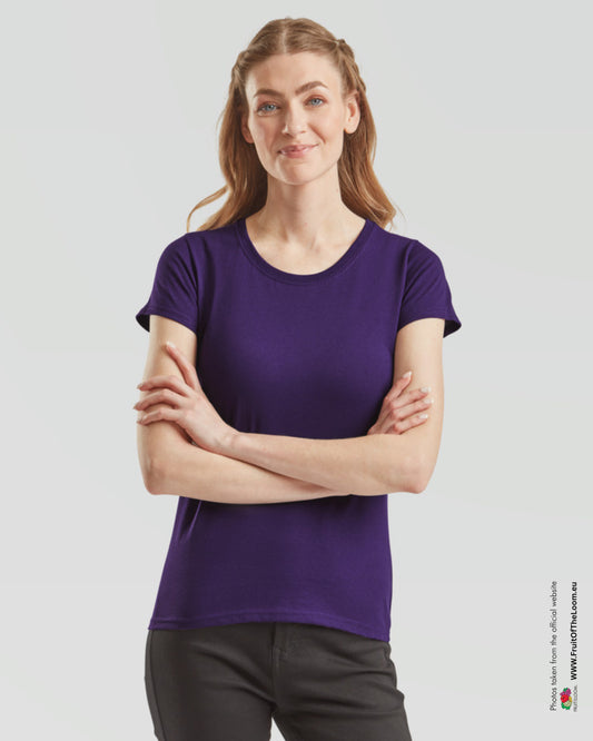 Ladies Valueweight Tee - Purple