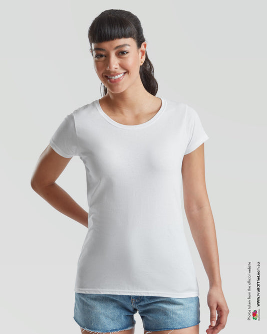 Ladies Valueweight Tee - White