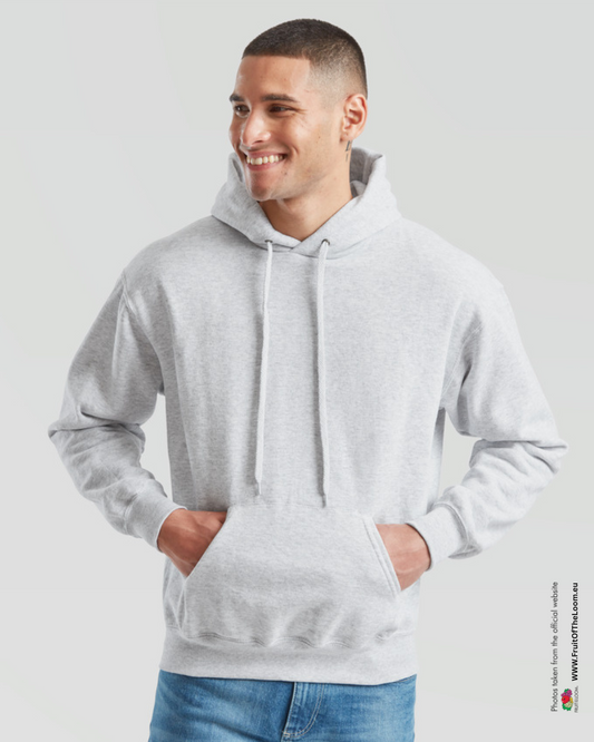 Classic Hooded Sweat - Heather Gray