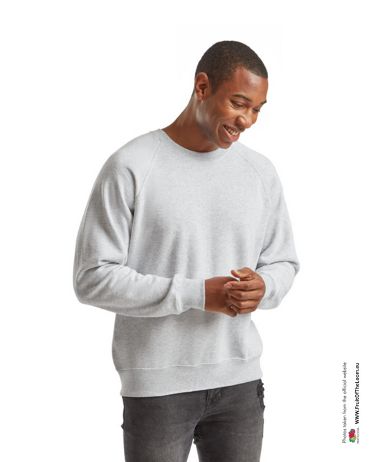 Classic Raglan Sweat - Heather Gray