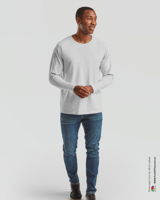 Valueweight Long Sleeve Tee - Heather Gray