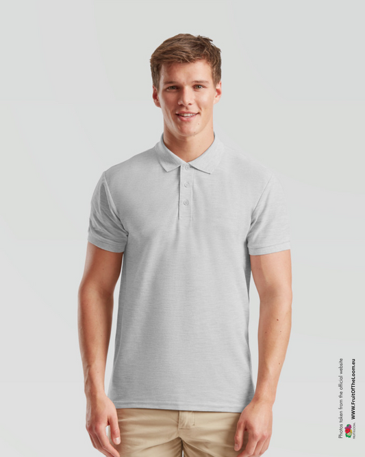 65/35 Polo - Heather Gray