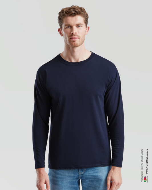 Valueweight Long Sleeve Tee _ Deep Navy