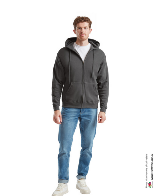 Sweat Hooded Sweat Jacket - Light Graphite