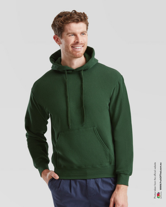 Classic Hooded Sweat - Bottle Green