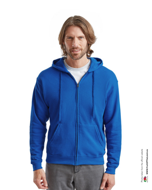 Classic Hooded Sweat Jacket - Royal Blue